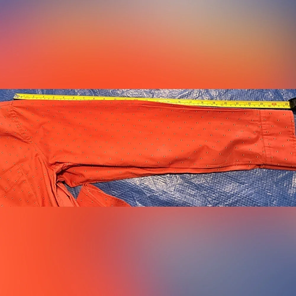 Men's American Eagle Outfitters Size Small Orange Button-Up Shirt